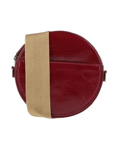 Uma Wang Woman Cross-body Bag Burgundy Size - Cow Leather In Red
