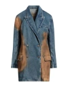 Uma Wang Woman Denim Outerwear Blue Size S Cotton In Blue