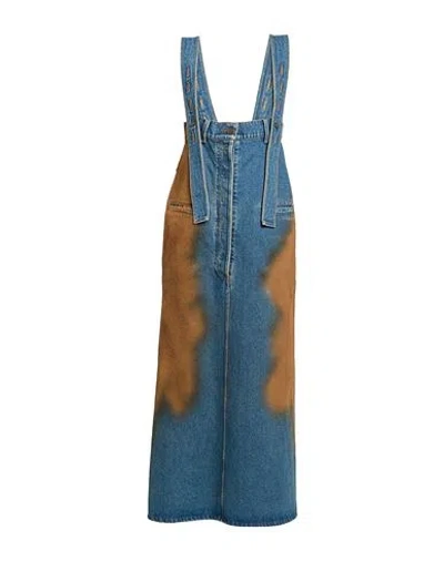 Uma Wang Woman Denim Skirt Blue Size S Paper