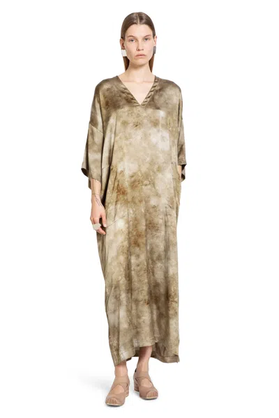 Uma Wang Woman Green Dresses