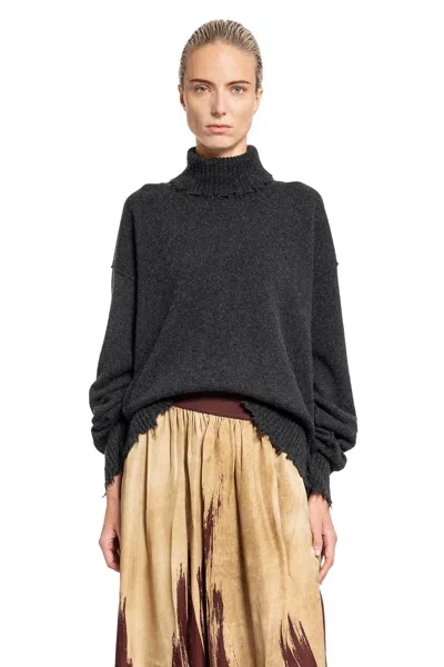 Uma Wang Woman Grey Knitwear