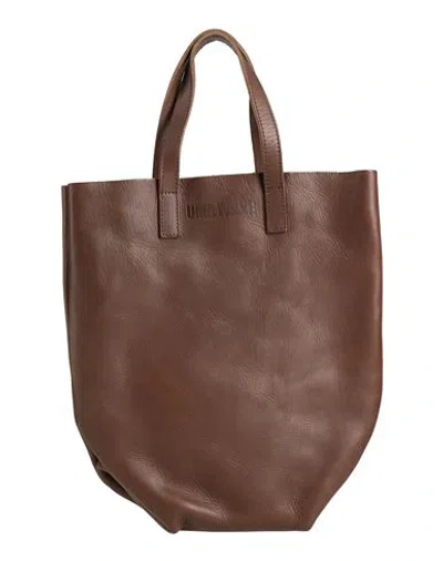 Uma Wang Woman Handbag Brown Size - Calfskin