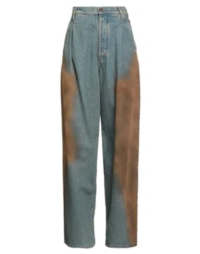 Uma Wang Woman Jeans Blue Size M Cotton