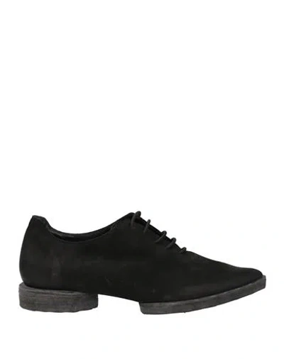 Uma Wang Woman Lace-up Shoes Black Size 6 Leather
