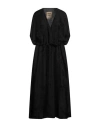 Uma Wang Woman Maxi Dress Black Size L Viscose, Cupro
