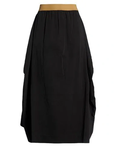 Uma Wang Woman Midi Skirt Black Size L Cotton