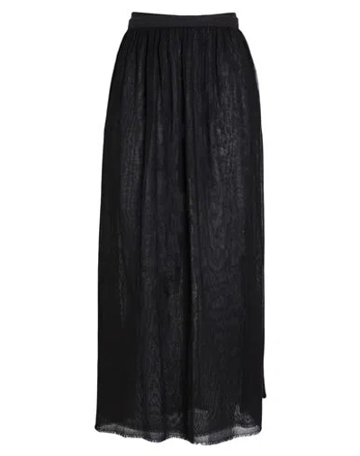 Uma Wang Woman Midi Skirt Black Size M Viscose, Cotton