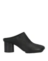 Uma Wang Woman Mules & Clogs Black Size 10 Calfskin