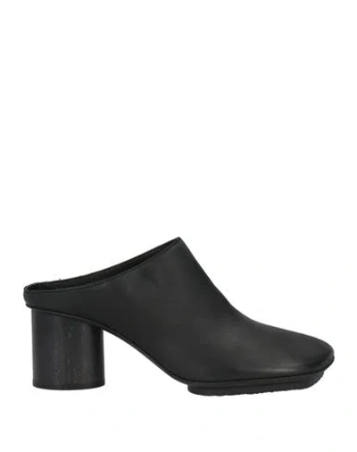 Uma Wang Woman Mules & Clogs Black Size 10 Calfskin