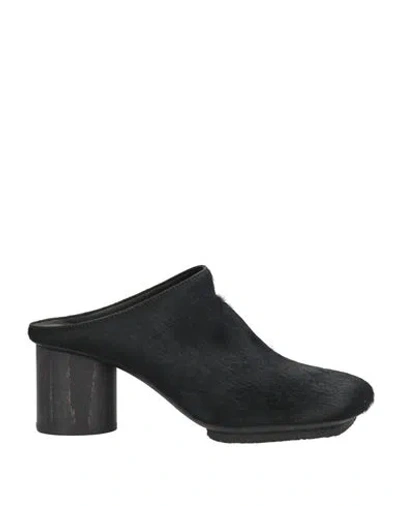 Uma Wang Woman Mules & Clogs Black Size 8 Leather