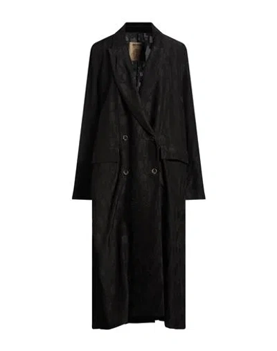 Uma Wang Woman Overcoat & Trench Coat Black Size L Viscose