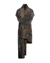Uma Wang Woman Overcoat & Trench Coat Khaki Size S Virgin Wool, Viscose, Acetate In Beige