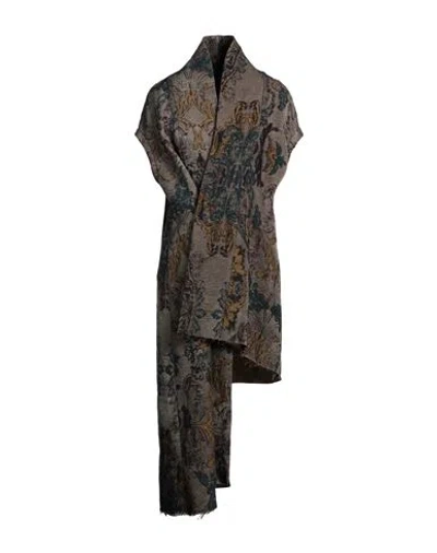 Uma Wang Woman Overcoat & Trench Coat Khaki Size S Virgin Wool, Viscose, Acetate In Beige
