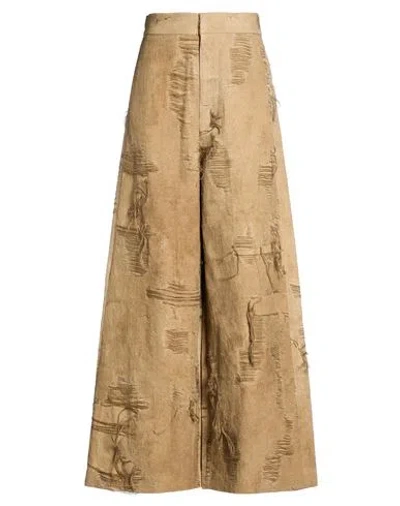 Uma Wang Woman Pants Camel Size M Cotton, Linen In Brown