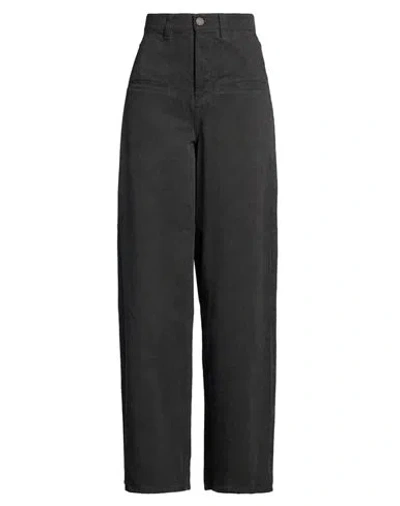 Uma Wang Woman Pants Charcoal Size L Cotton In Black