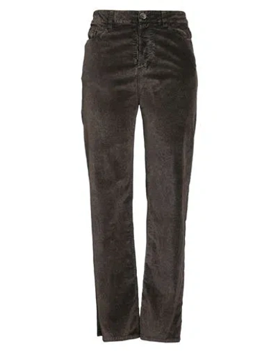 Uma Wang Woman Pants Dark Brown Size Xl Cotton, Modal, Elastane