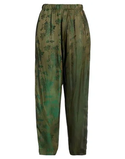 Uma Wang Woman Pants Green Size L Viscose, Silk