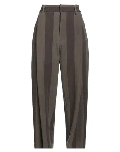 Uma Wang Woman Pants Khaki Size S Virgin Wool, Polyamide, Elastane In Sand