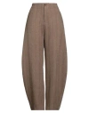 Uma Wang Woman Pants Sand Size L Virgin Wool In Sand