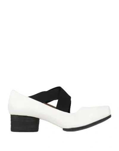 UMA WANG UMA WANG WOMAN PUMPS WHITE SIZE 10 CALFSKIN