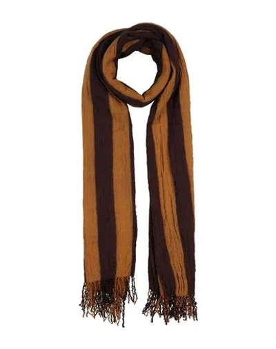 Uma Wang Woman Scarf Mustard Size - Virgin Wool In Yellow