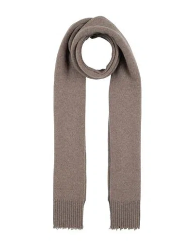 Uma Wang Woman Scarf Taupe Size - Cashmere In Gray