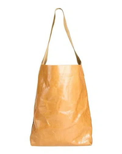 Uma Wang Woman Shoulder Bag Camel Size - Calfskin In Sand