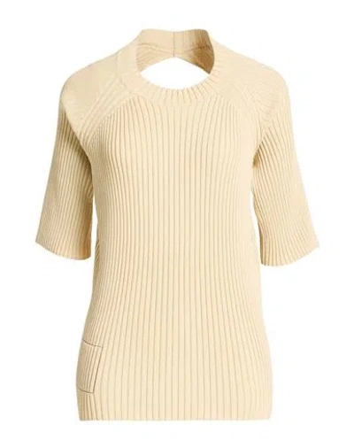 Uma Wang Woman Sweater Beige Size M Polyester, Cotton In Neutral
