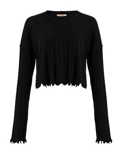 UMA WANG UMA WANG WOMAN SWEATER BLACK SIZE L CASHMERE