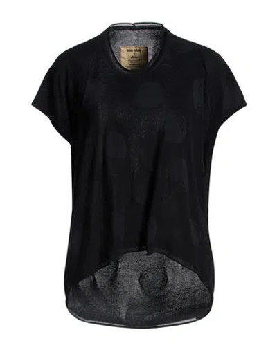 Uma Wang Woman Sweater Black Size M Cotton, Silk