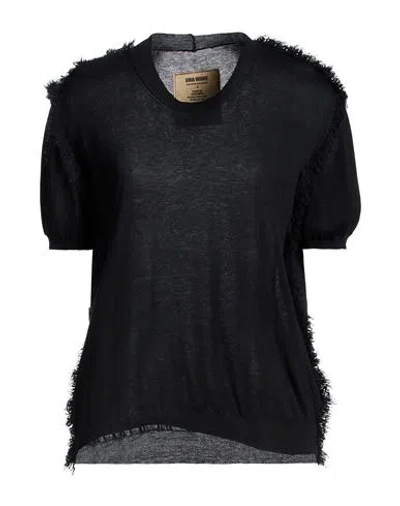 Uma Wang Woman Sweater Black Size M Cotton, Silk