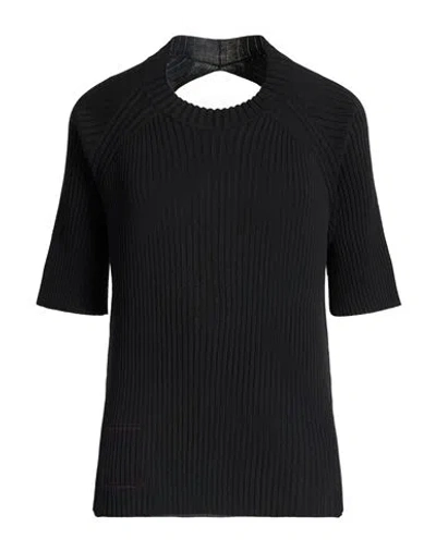 Uma Wang Woman Sweater Black Size M Polyester, Cotton