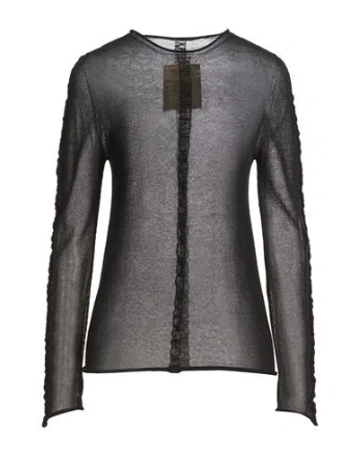 Uma Wang Woman Sweater Black Size S Cotton, Nylon