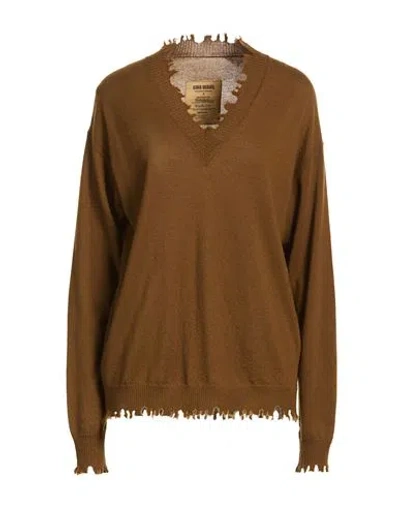 Uma Wang Woman Sweater Brown Size L Cashmere