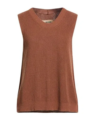 Uma Wang Woman Sweater Brown Size L Silk