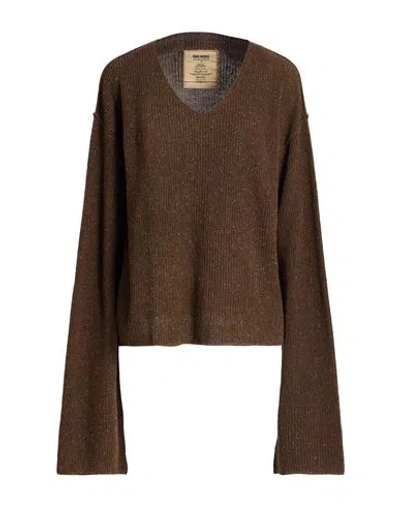 Uma Wang Woman Sweater Brown Size L Silk