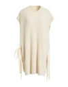 Uma Wang Woman Sweater Cream Size L Polyamide, Alpaca Wool, Wool In Yellow