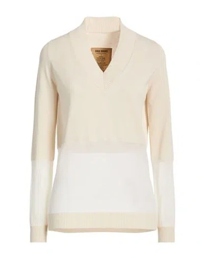Uma Wang Woman Sweater Cream Size M Cotton, Silk In Neutral