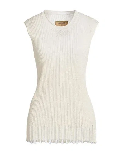 Uma Wang Woman Sweater Ivory Size M Cotton, Silk In Neutral