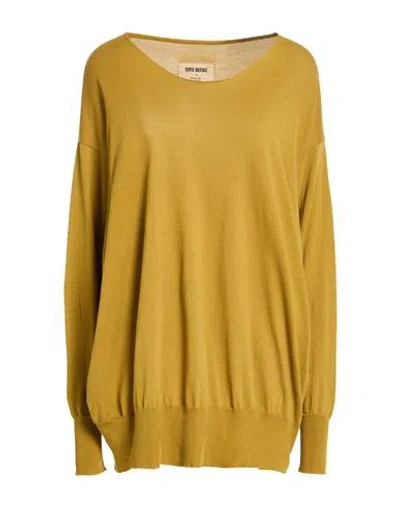 Uma Wang Woman Sweater Mustard Size S Cotton In Brown