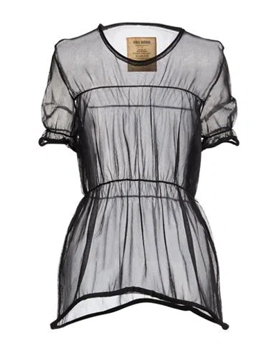 Uma Wang Woman Top Black Size M Polyamide