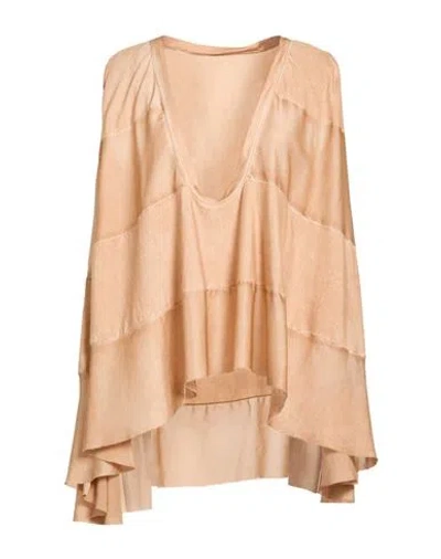 Uma Wang Woman Top Blush Size M Cotton, Elastane In Pink