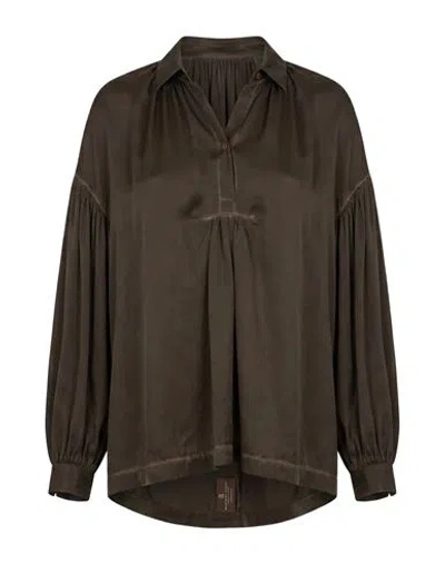 Uma Wang Woman Top Brown Size S Silk