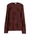 Uma Wang Woman Top Burgundy Size M Viscose In Brown