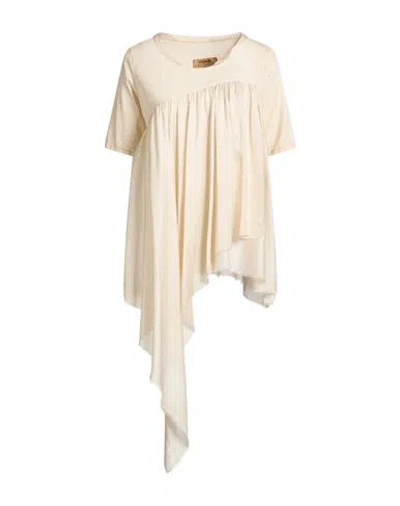 Uma Wang Woman Top Cream Size M Cotton In White