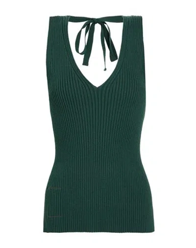 Uma Wang Woman Top Green Size M Polyester, Cotton