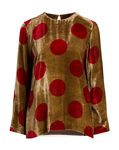 Uma Wang Woman Top Mustard Size L Viscose, Silk In Yellow