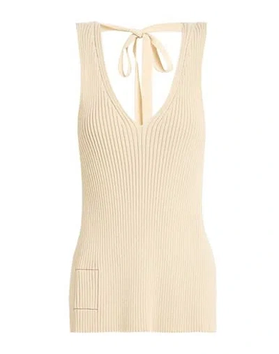 Uma Wang Woman Top Sand Size M Polyester, Cotton In Beige