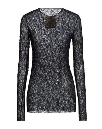 Uma Wang Woman T-shirt Black Size M Polyamide, Elastane