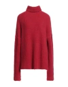 Uma Wang Woman Turtleneck Red Size L Polyamide, Alpaca Wool, Wool In Red